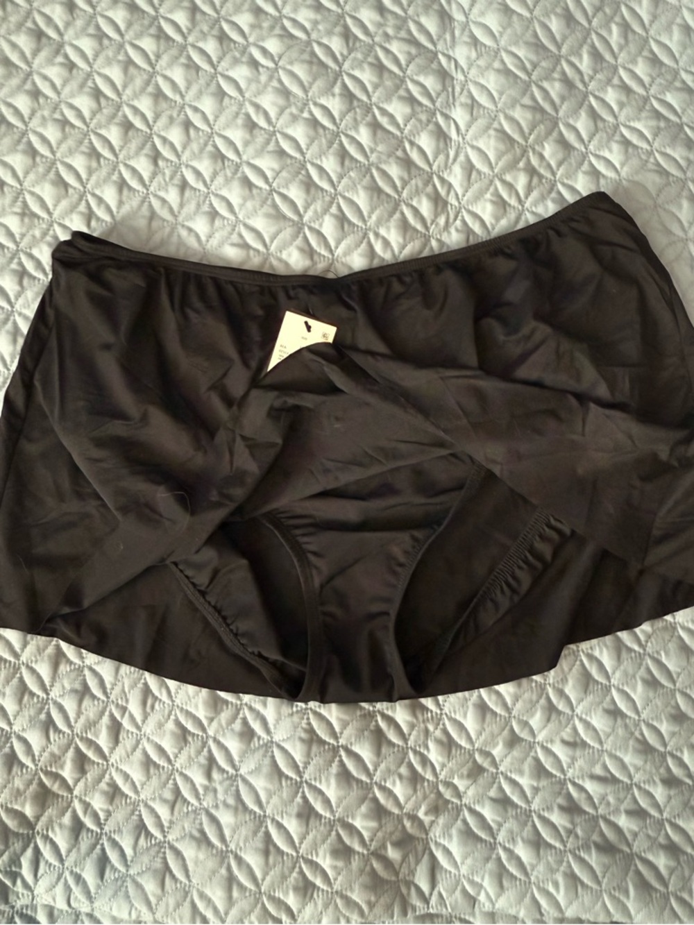 Black Swim Skirt Bikini Bottom - Brand: - Picture 2 of 3